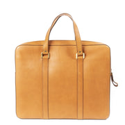 Delvaux Mens Vachetta Leather Briefcase