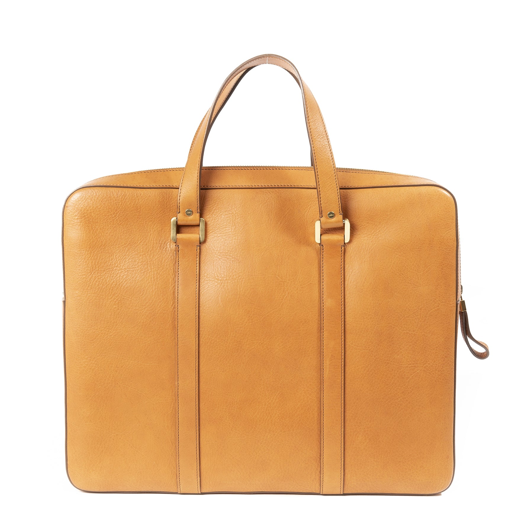 Delvaux Mens Vachetta Leather Briefcase