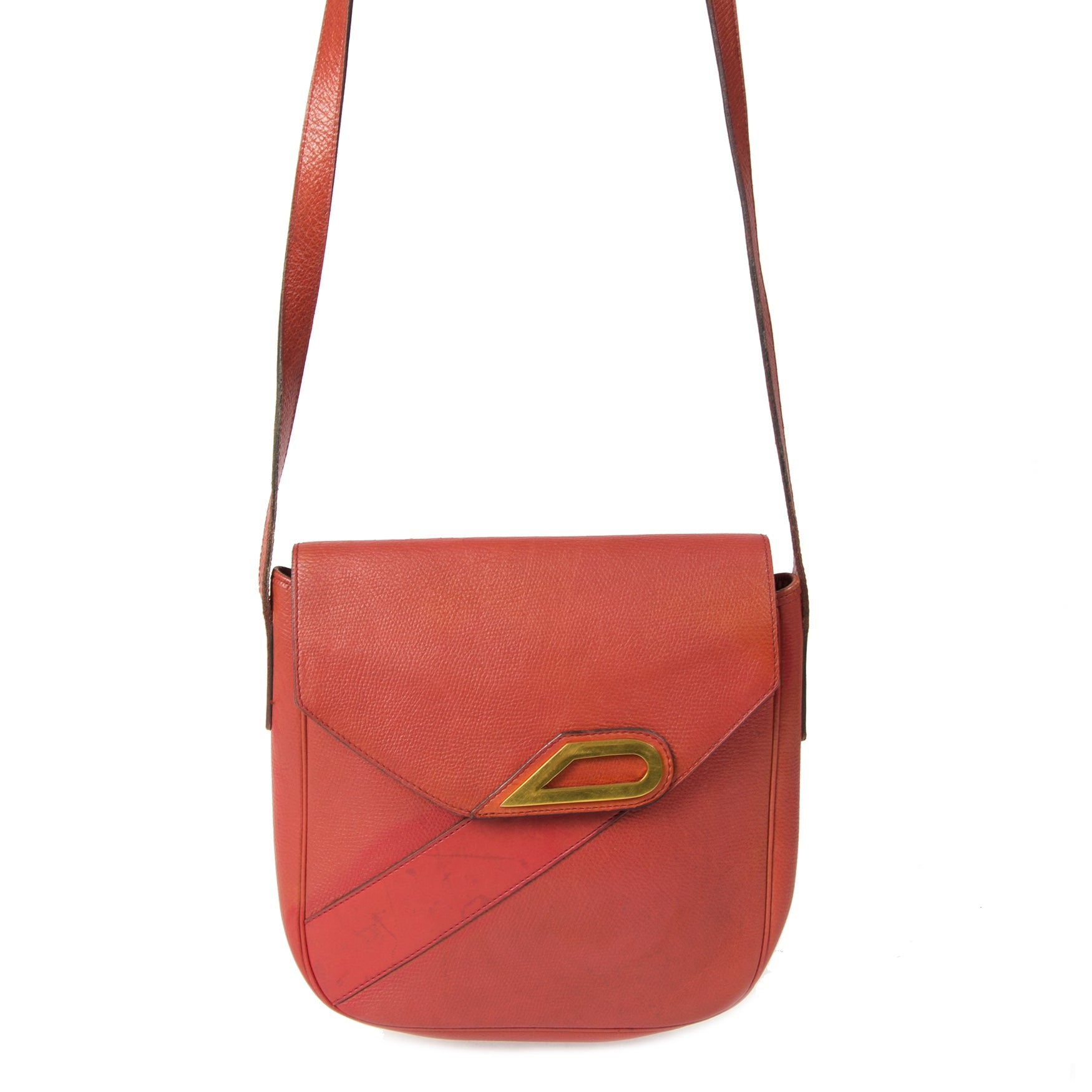 Authentieke tweedehands Delvaux Coral Crossbody Bag juiste prijs veilig online winkelen LabelLOV webshop luxe merken winkelen Antwerpen België mode fashion