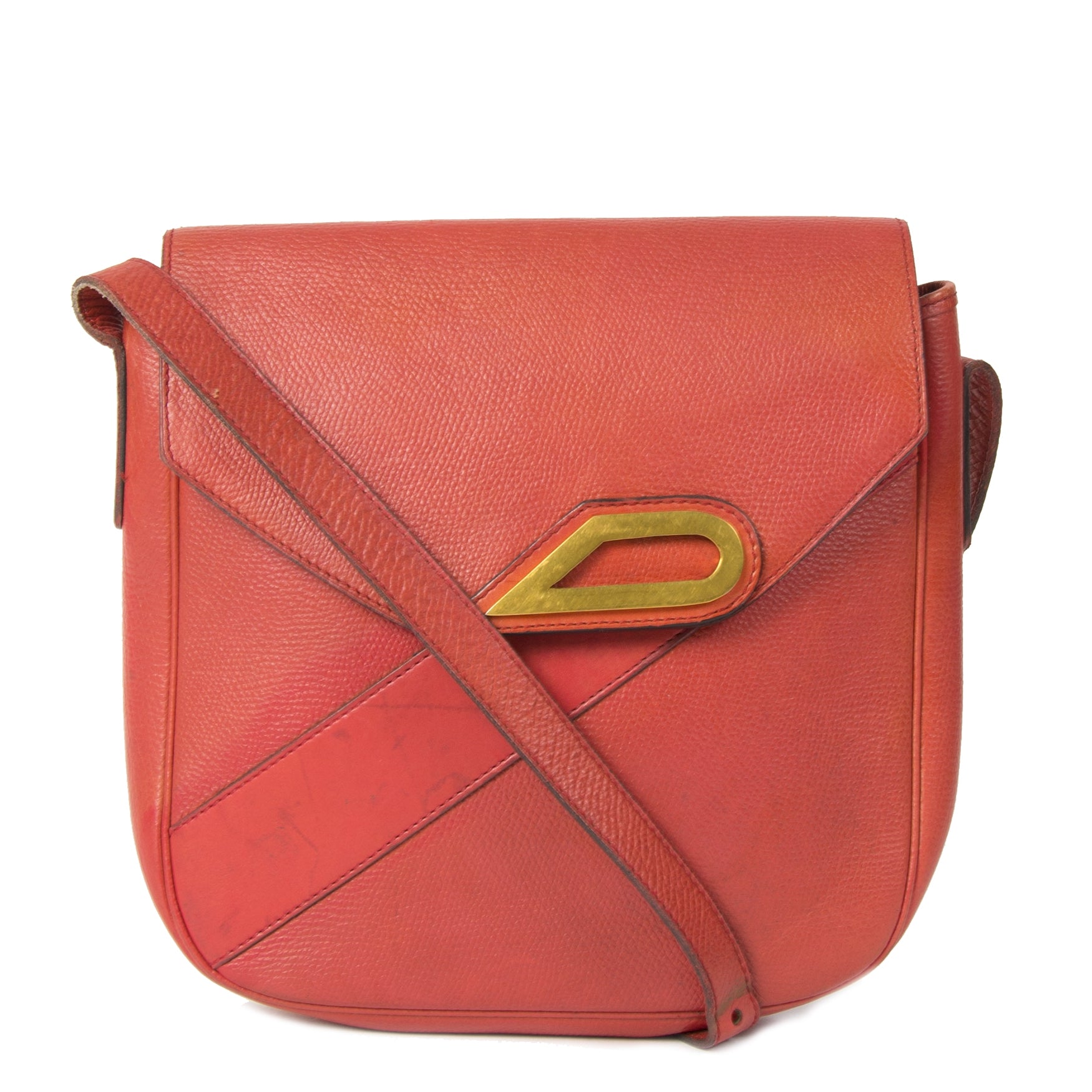 Authentieke tweedehands Delvaux Coral Crossbody Bag juiste prijs veilig online winkelen LabelLOV webshop luxe merken winkelen Antwerpen België mode fashion