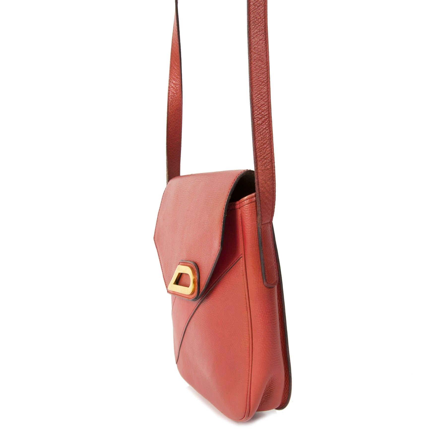 Authentieke tweedehands Delvaux Coral Crossbody Bag juiste prijs veilig online winkelen LabelLOV webshop luxe merken winkelen Antwerpen België mode fashion