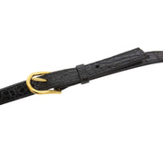 labellov.com, de beste webshop voor al uw desinger items koop nu deze Delvaux Black Croco D Cross Body Bag tegen de beste prijs