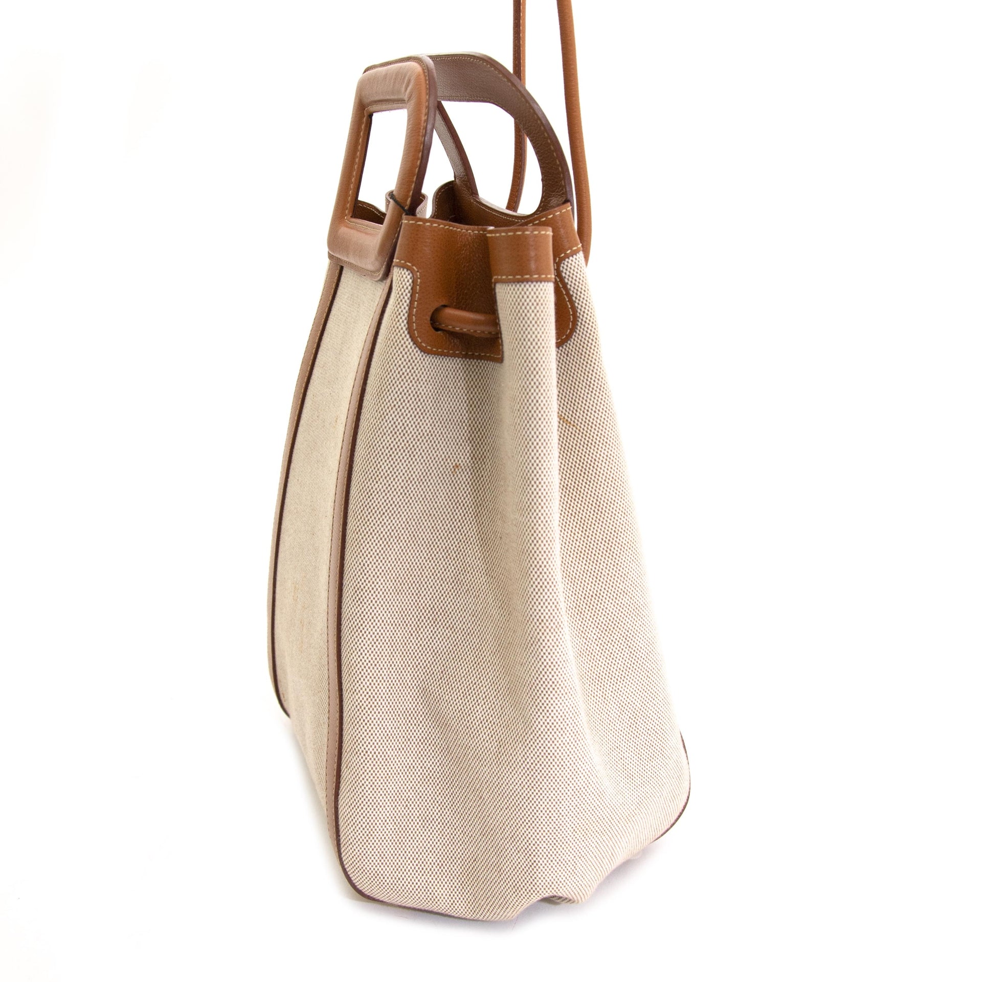 Delvaux Fauve Punch Bag now for sale at labellov vintage fashion webshop belgium