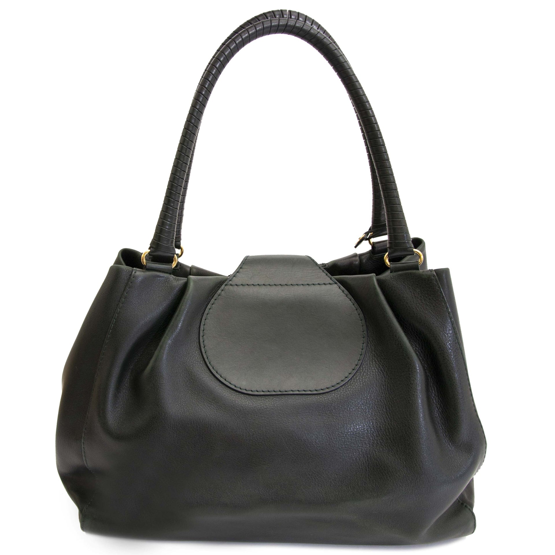 looking for a Delvaux Green Leather Shoulder Bag? Now online at labellov.com