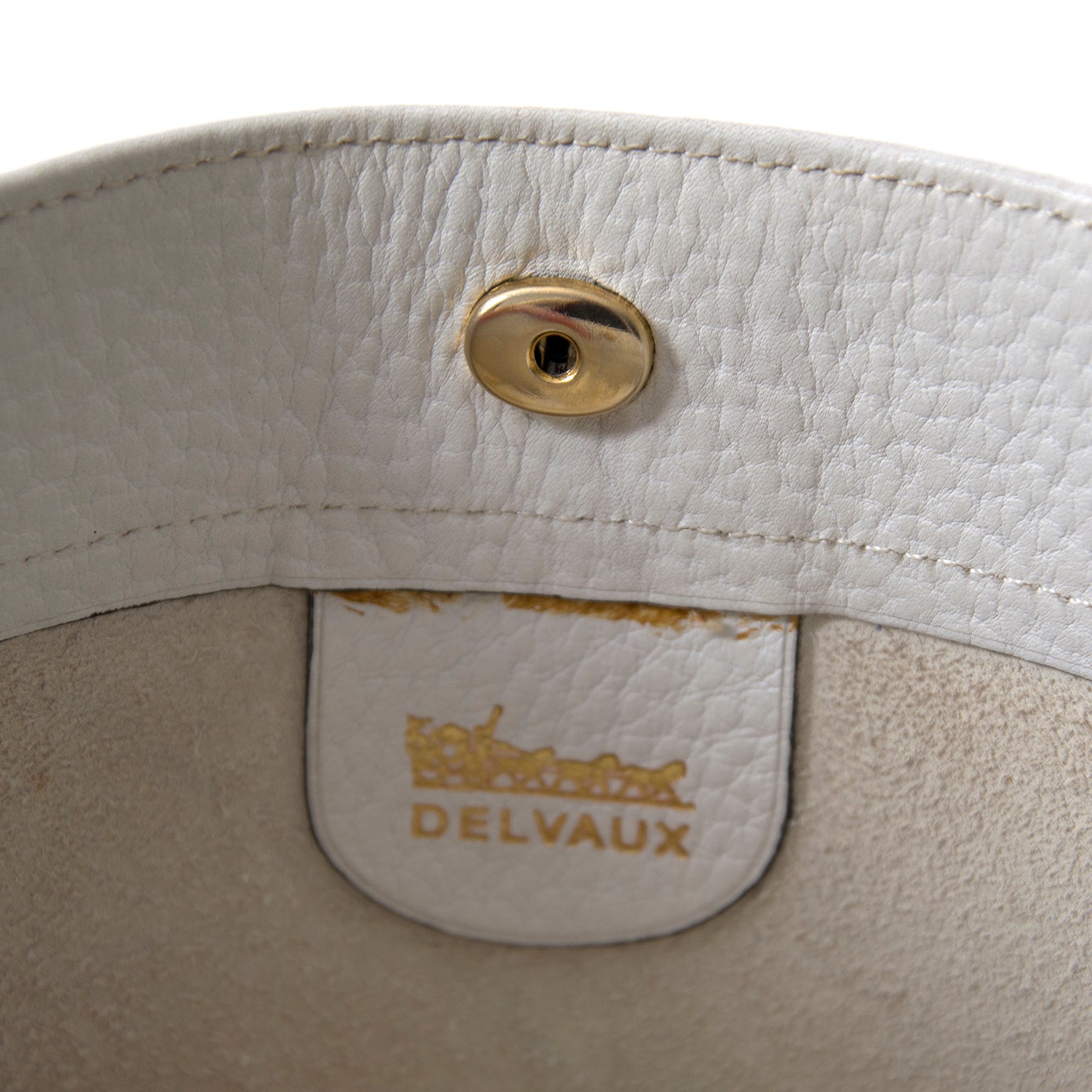 acheter en ligne pour le meilleur prix sac a epaule Delvaux Pin Offwhite comme neuf