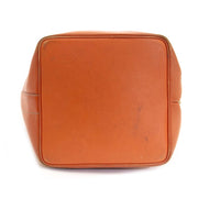 Deux De Delvaux Orange Bucket Bag now for sale at labellov vintage fashion webshop belgium