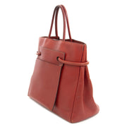 Deux De Delvaux Red Bag now for sale at labellov vintage fashion webshop belgium