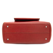 Deux De Delvaux Red Bag now for sale at labellov vintage fashion webshop belgium