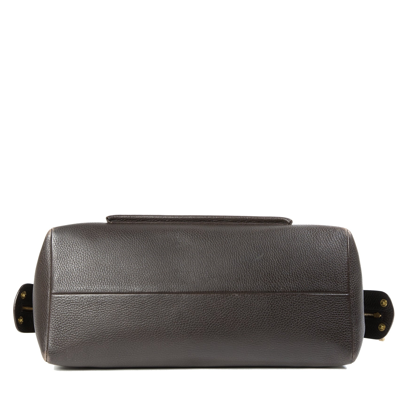 Delvaux Louise Brown Shoulder Bag for sale