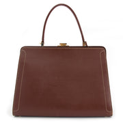 Delvaux Classico Brown Leather Top Handle kopen en verkopen