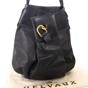Delvaux zwarte lederen faust tas nu te koop bij labellov vintage mode webshop belgië