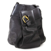 Delvaux Black Leather Faust Bag now for sale at labellov vintage fashion webshop belgium