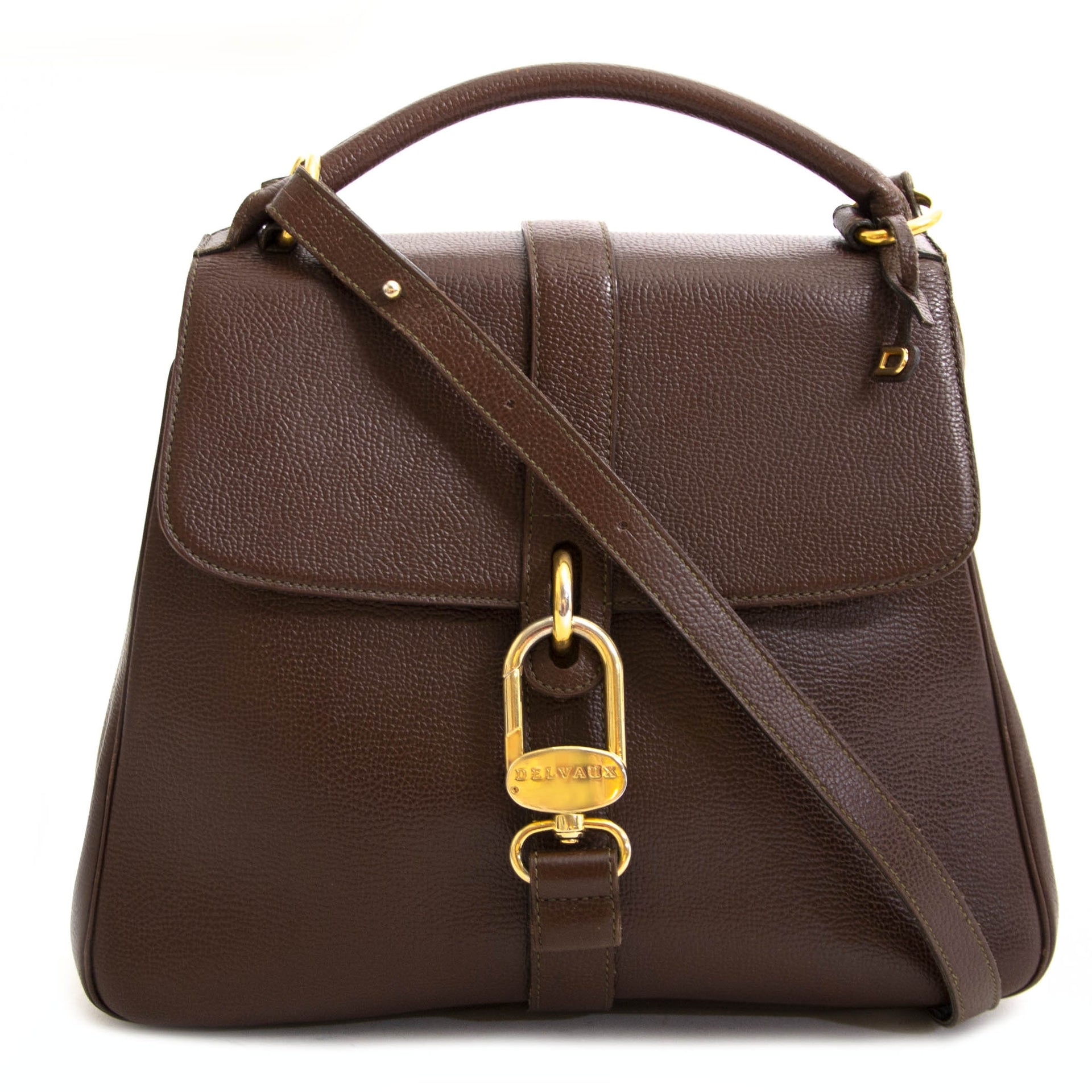 Delvaux Brown Gin Fizz Bag For the best price at LabelLov. Pour le meilleur prix à LabelLOV. Voor de beste prijs bij LabelLOV