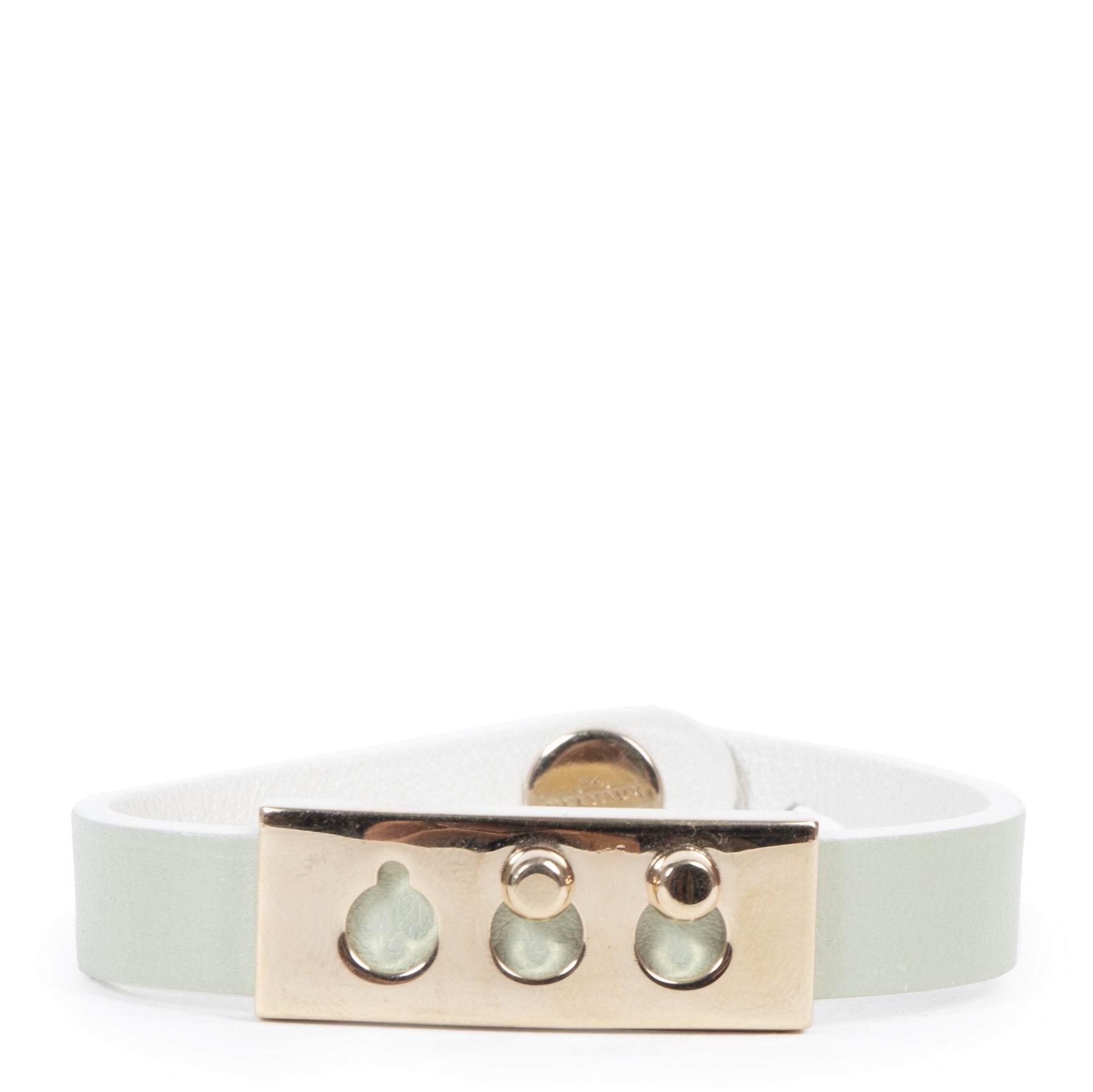 Delvaux Mint Green Tempête Wrap Bracelet shop safe online at the best price