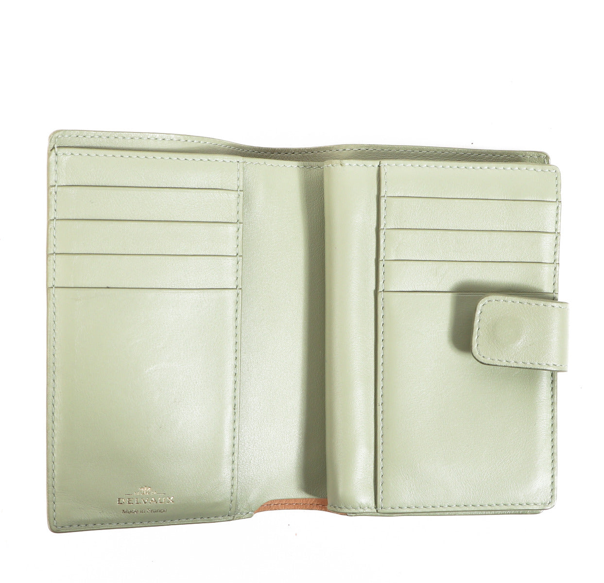 Delvaux Pistachegroene D Louise Portemonnee