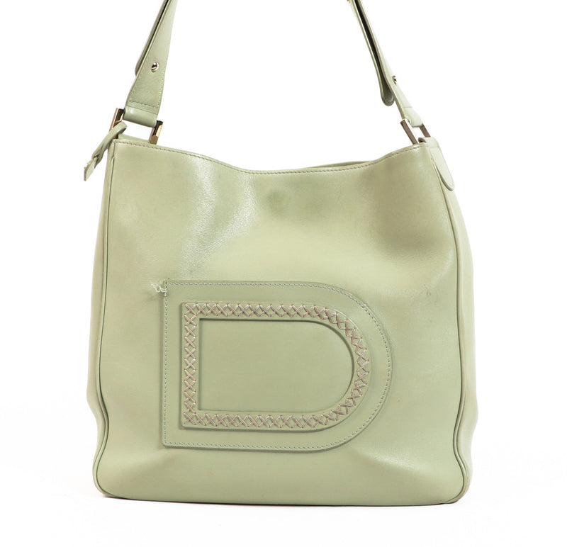 Delvaux Groene Schoudertas