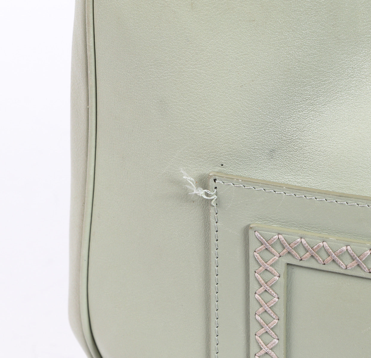 Delvaux Pistache Green D Louise Hobo Shoulder Bag