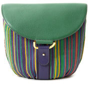 koop veilig online aan de beste prijs Delvaux Toile de Cuir Green Crossbody Pouch