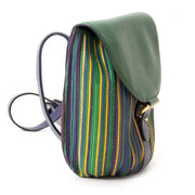 buy safe online secondhand designer Delvaux Toile de Cuir Green Crossbody Pouch