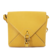 koop veilig online tegen de beste prij Delvaux Grelon Yellow Crossbody Bag