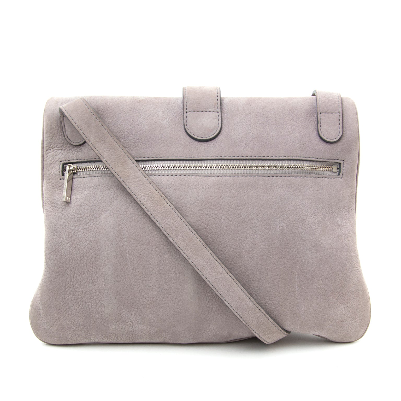 Delvaux Nubuck Grey Givry shop your luxury bag online at the best price