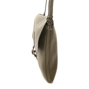 Secondhand Delvaux Green Leather Kot Crossbody Bag