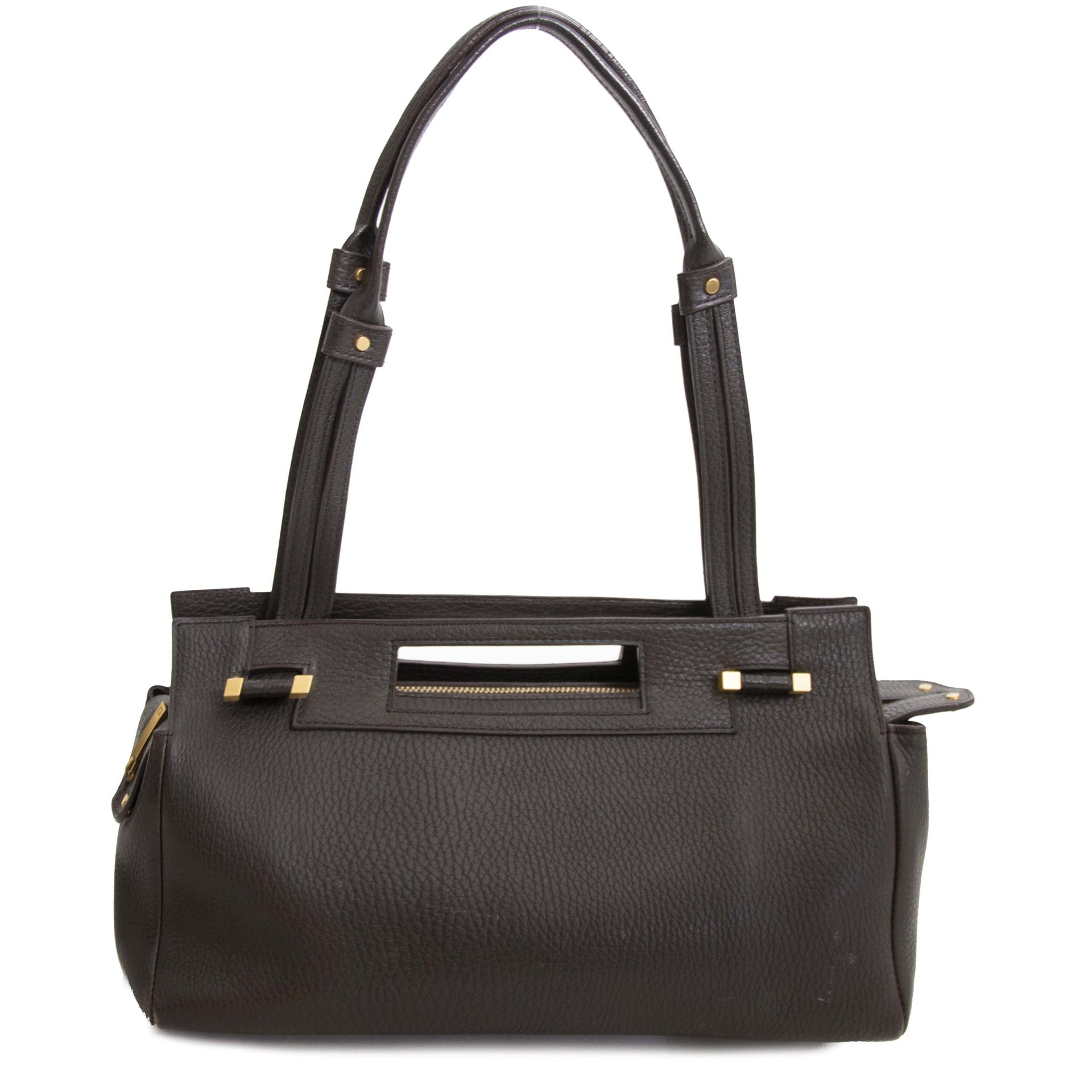 Buy authentic second hand vintage Delvaux Le Benjamin Café Shoulder Bag at online webshop LabelLOV