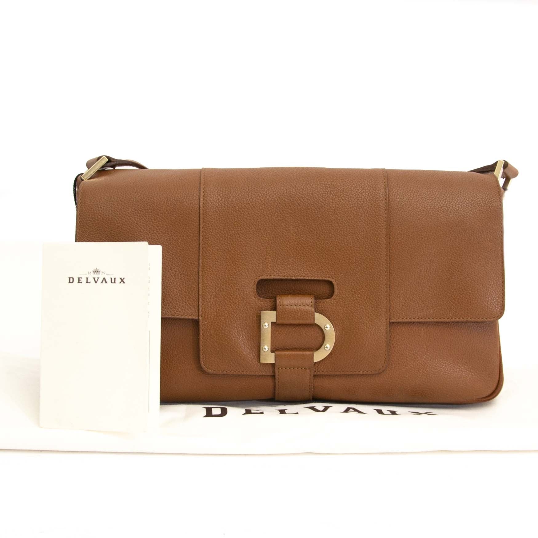 Delvaux Le Colette GM Trotteur Fauve Shoulder Bag pour le meilleur prix chez Labellov à Anvers