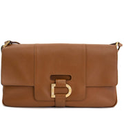 Delvaux Le Colette GM Trotteur Fauve Shoulder Bag for sale at Labellov secondhand luxury in Antwerp