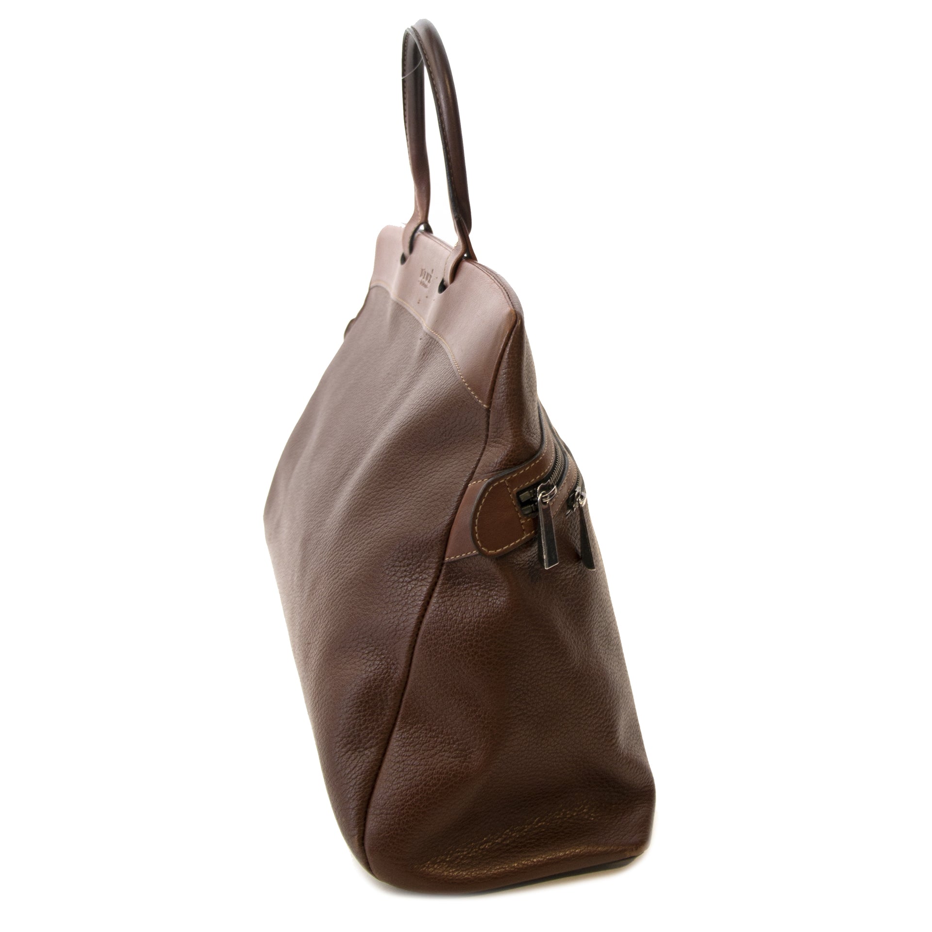 Buy preloved Delvaux Top Handle brown bag at LabelLOV