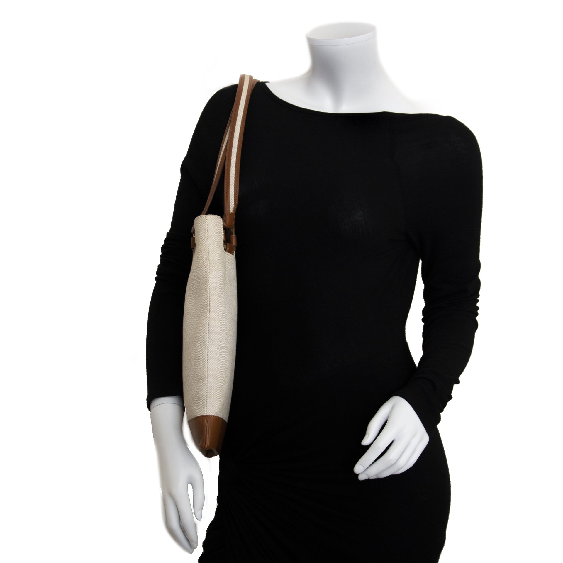 Sac cabas Delvaux Le Paul PM « Toile Charleston »