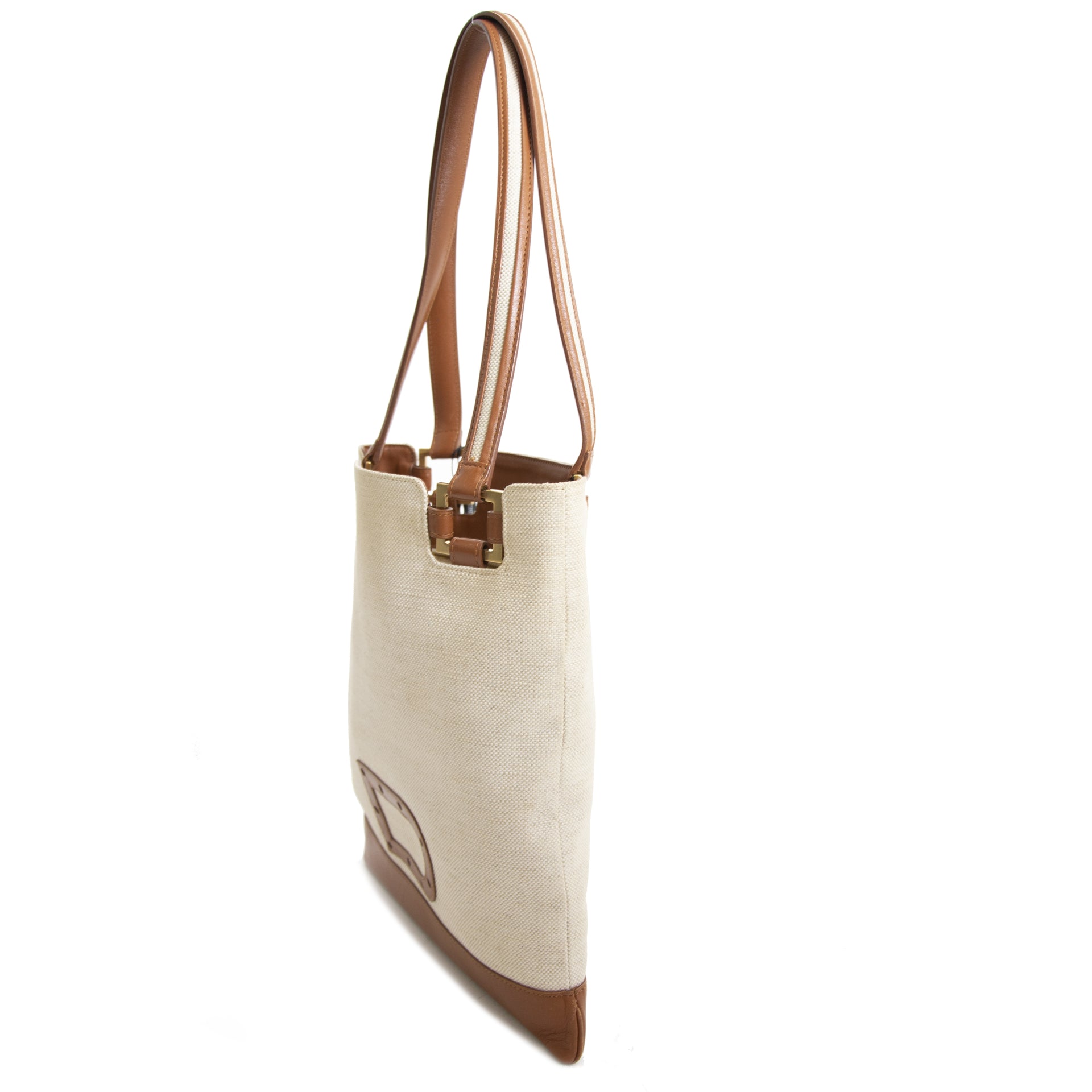 Sac cabas Delvaux Le Paul PM « Toile Charleston »