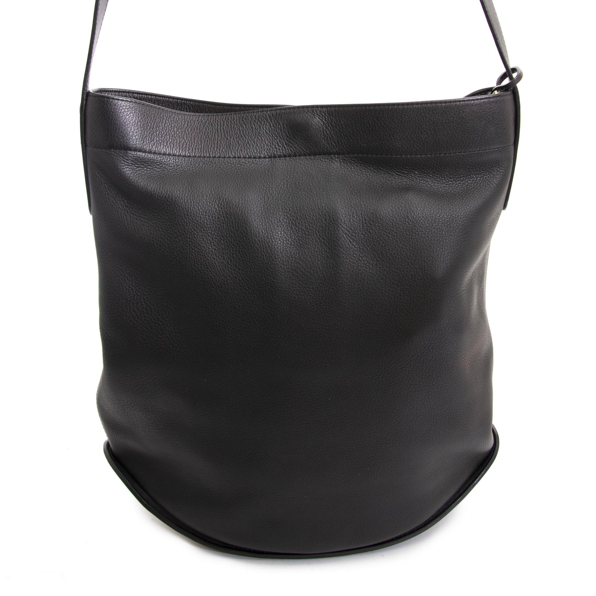 2dehands Delvaux Black Le Pin Shoulder Bag 100 % authentiek Antwerpen