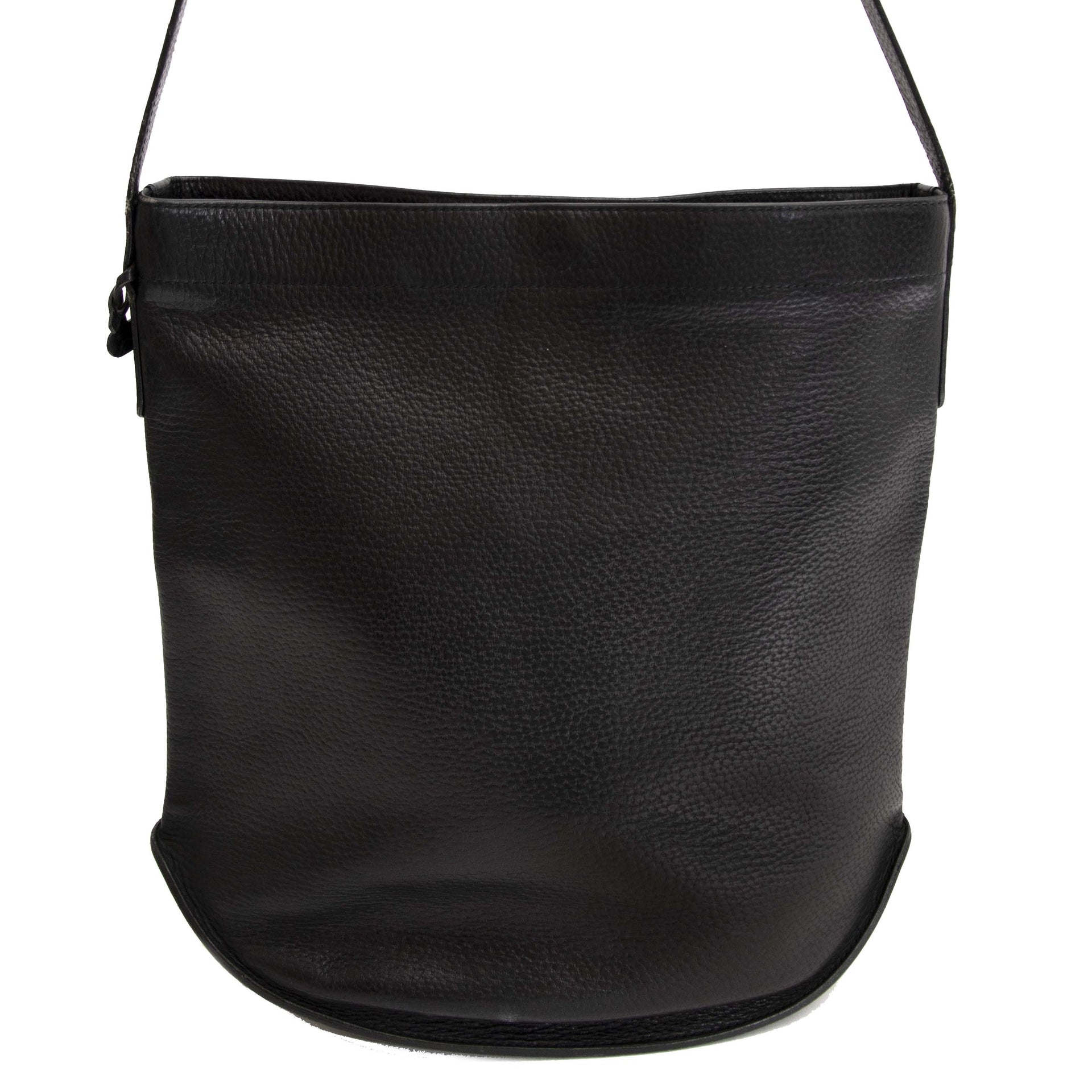 Koop authentieke tweedehands Delvaux Le Pin Bag Black online webshop LabelLOV