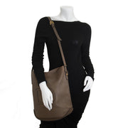 shop safe online Delvaux Taupe Le Pin Shoulder BAG