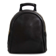 Authentic second hand vintage Delvaux Black Leather Backpack at online webshop LabelLOV