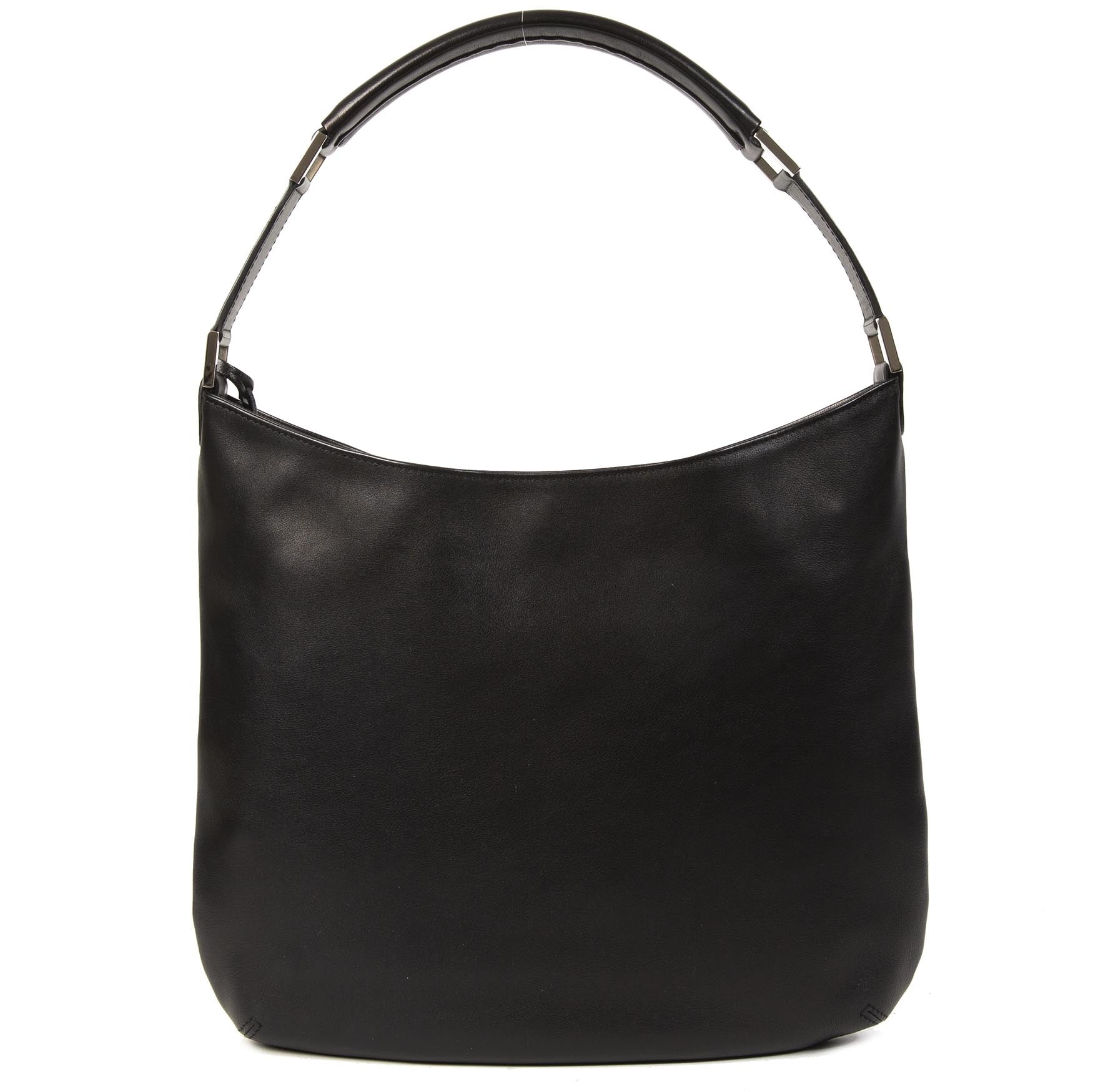 Authentieke tweedehands Delvaux D Louise PM Polo Black Bag juiste prijs veilig online winkelen LabelLOV webshop luxe merken winkelen Antwerpen België mode fashion