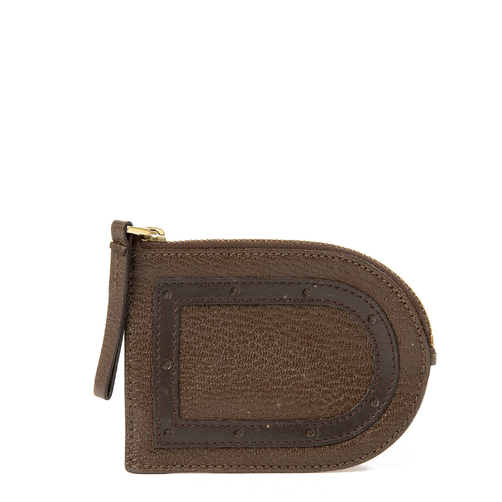 delvaux brown d pochette now for sale at labellov vintage fashion webshop belgium