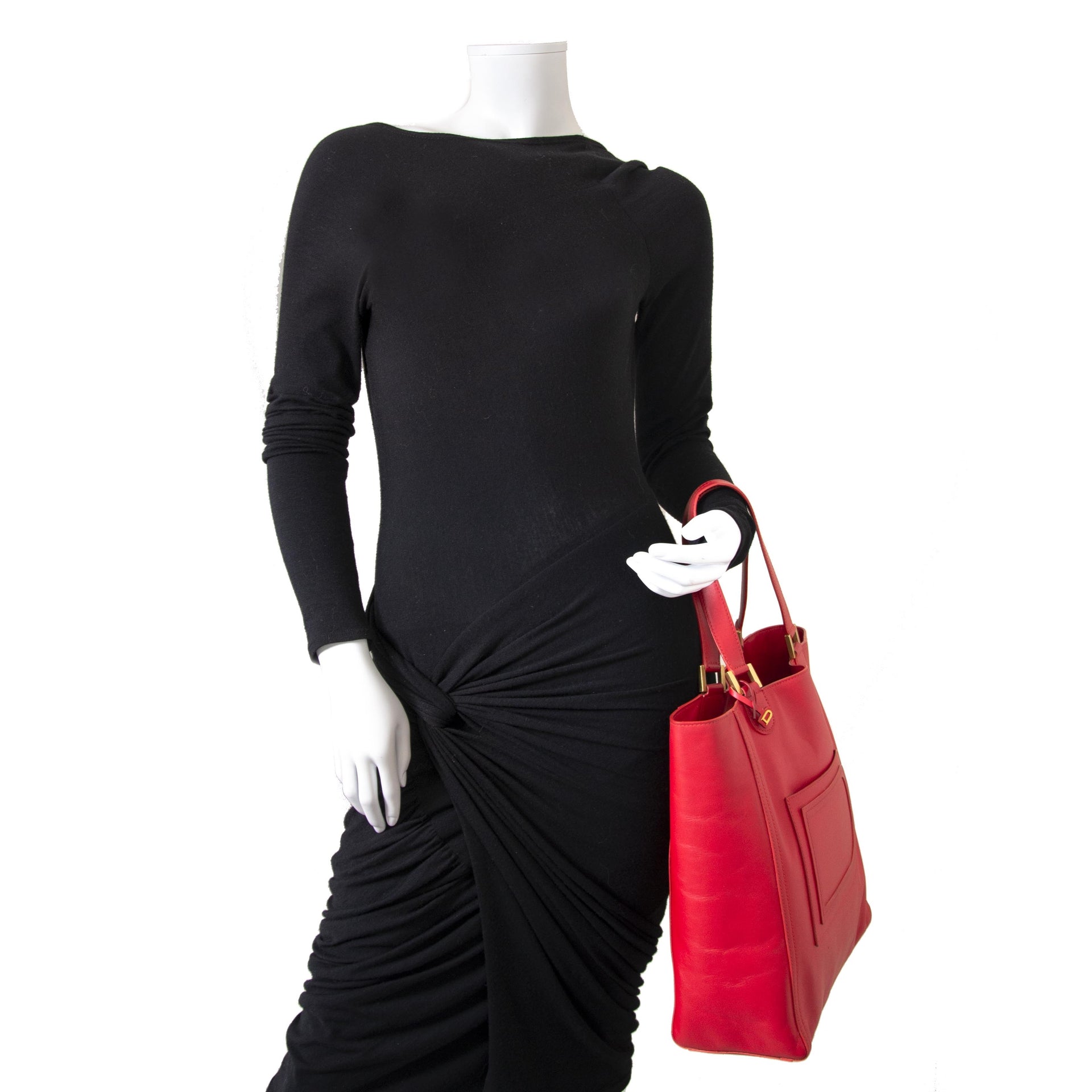 Delvaux Louise Tote Cadence Rouge for sale for the best price at labellov luxury