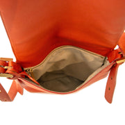 Delvaux Orange Louise Baudrier Cross Body Bag. Authentique sac à mains Delvaux Louise Baudrier en ligne, orange en cuir. Paiement sécurisé chez LabelLOV. Anvers, Articles de luxe authentiques en Belgique.
