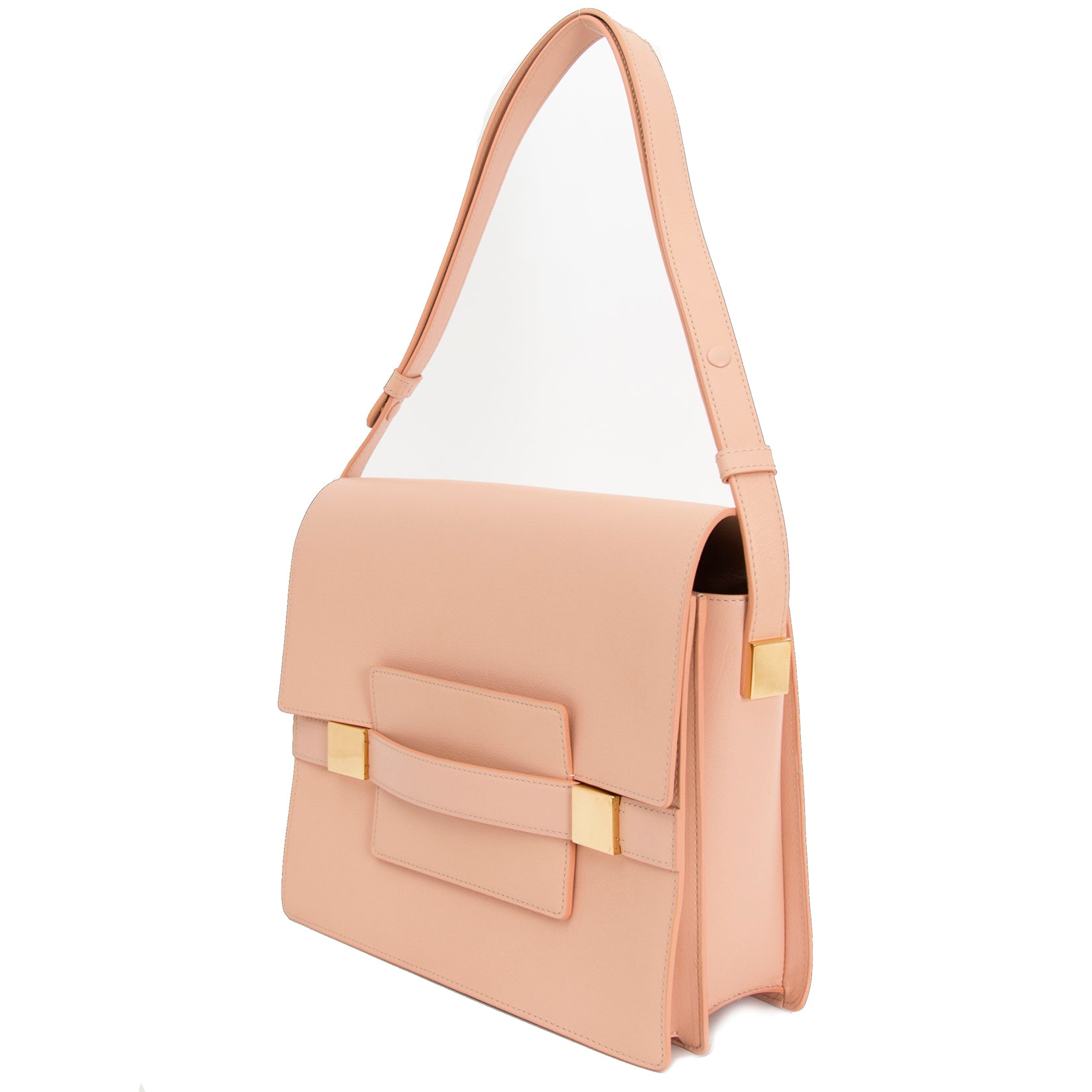 Buy and sell your authentic Delvaux Madame GM Rose Polo Shoulder Bag