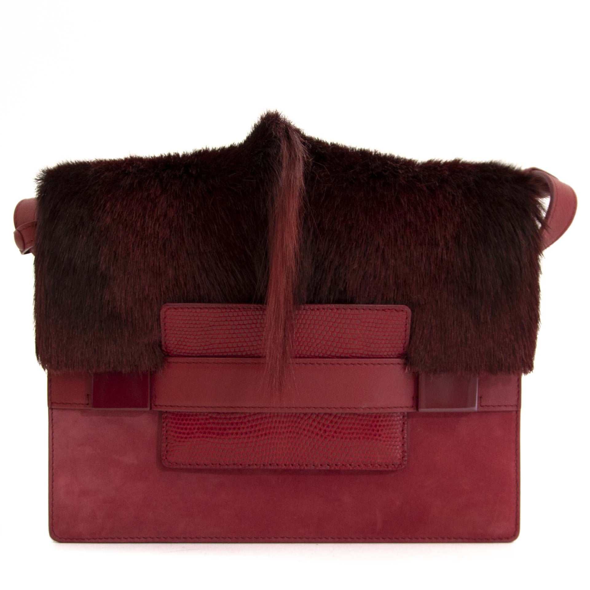 Buy authentic second hand vintage Delvaux Madame Springbok Crossbody Bag at online webshop LabelLOV