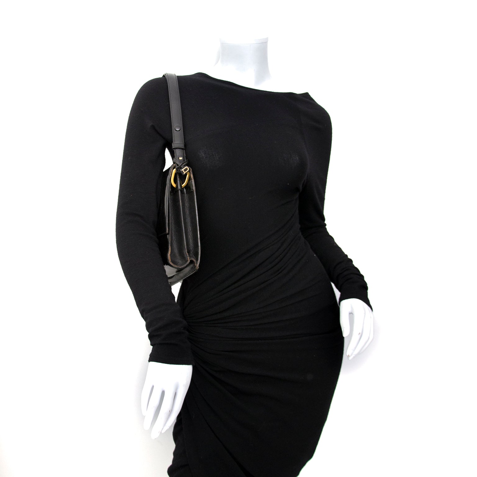 Delvaux Patent Leather Shoulder Bag kopen