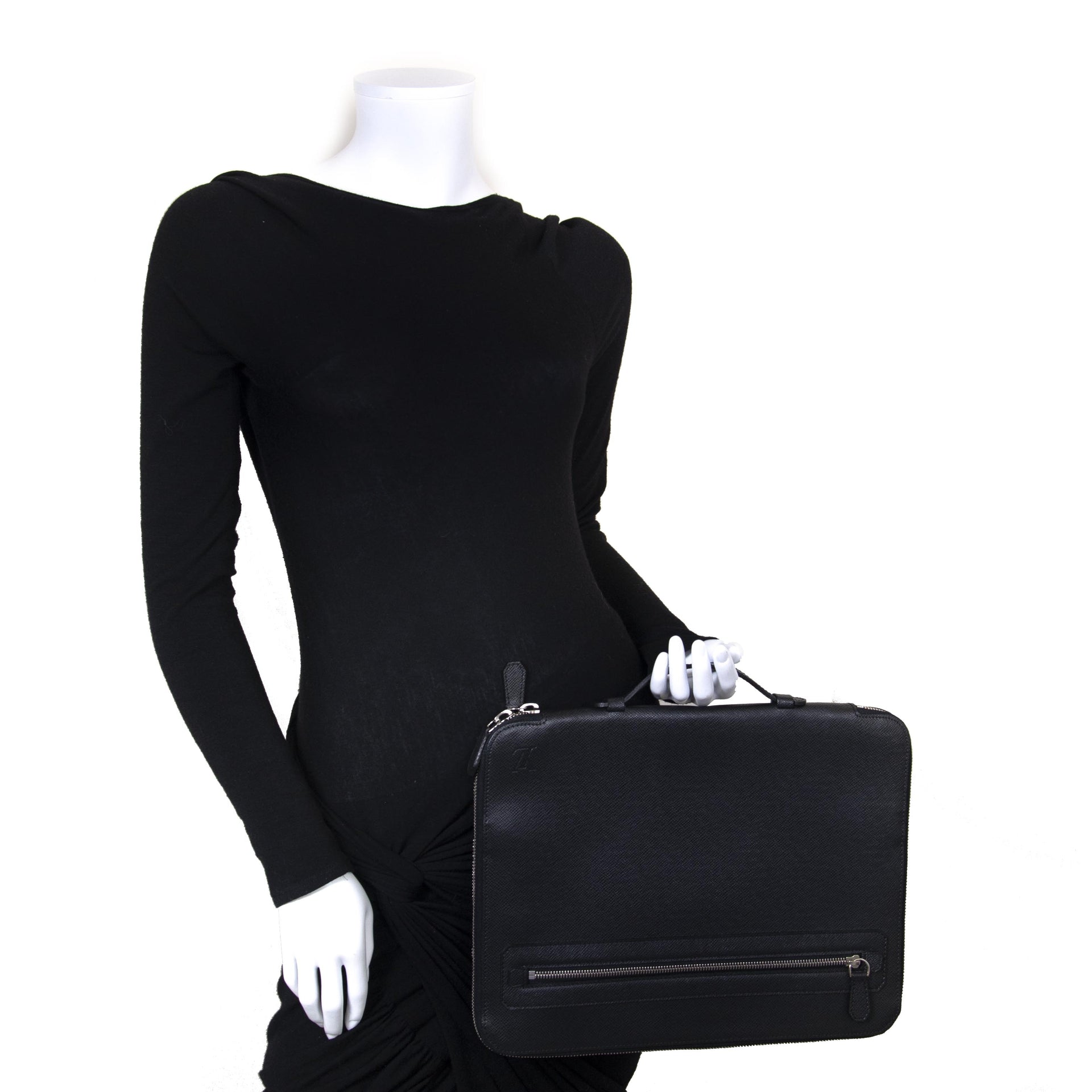 achetez Louis Vuitton Black Vladimir Aroise Briefcase chez labellov pour le meilleur prix