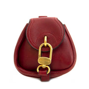Delvaux Mini Belt Bag Burgundy te koop bij Labellov tweedehands