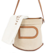Delvaux Beige Le Pin Toile Lin Allure Mini