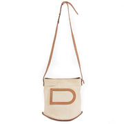 Delvaux Beige Le Pin Toile Lin Allure Mini
