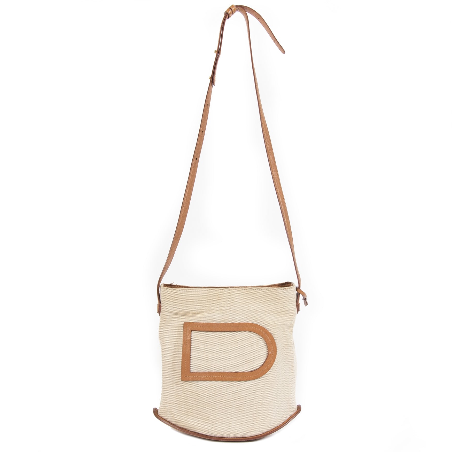 Delvaux Beige Le Pin Toile Lin Allure Mini
