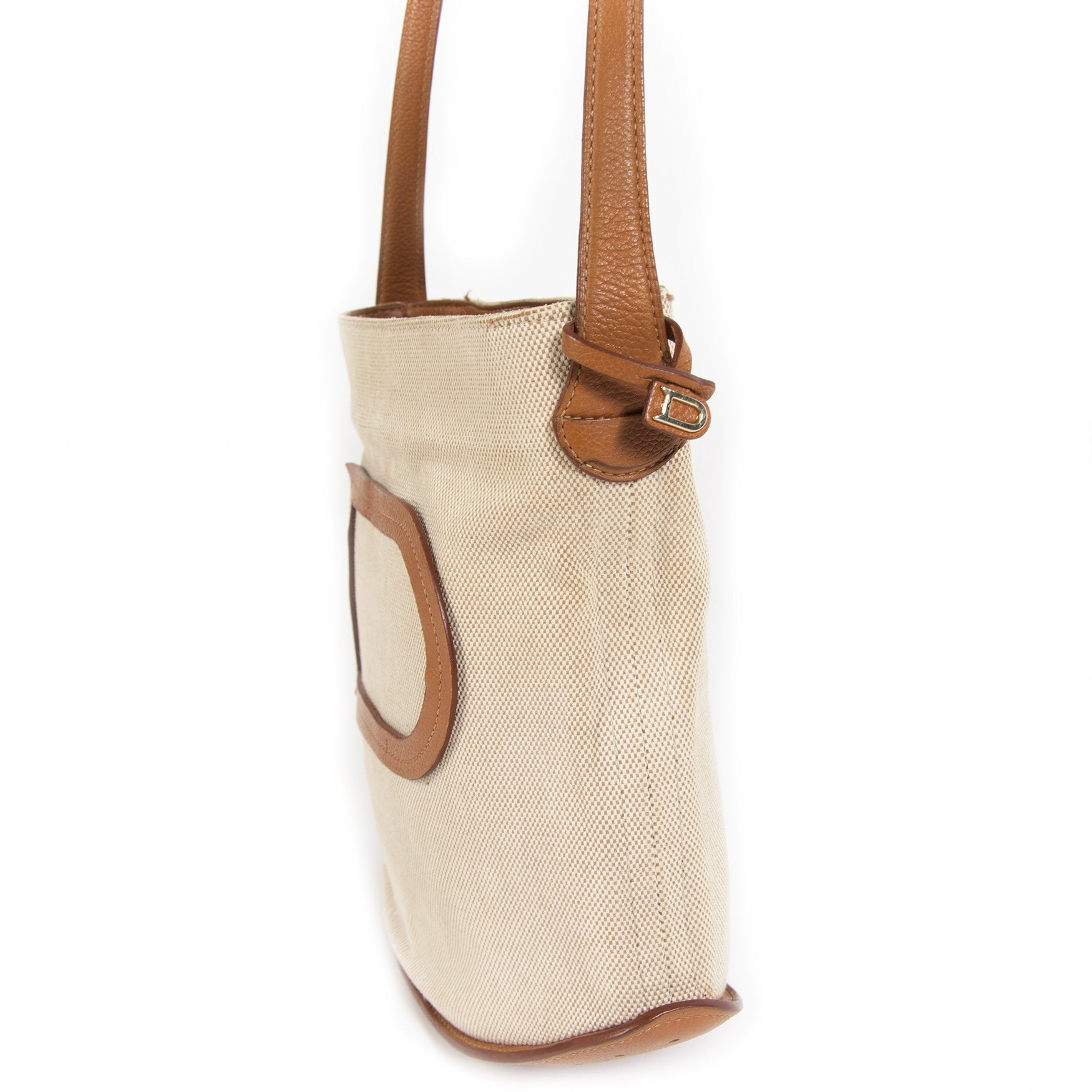 Delvaux Beige Le Pin Toile Lin Allure Mini