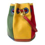Delvaux Multicolor Nomade Bucket Bag